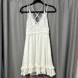 Listicle White Cream Dress